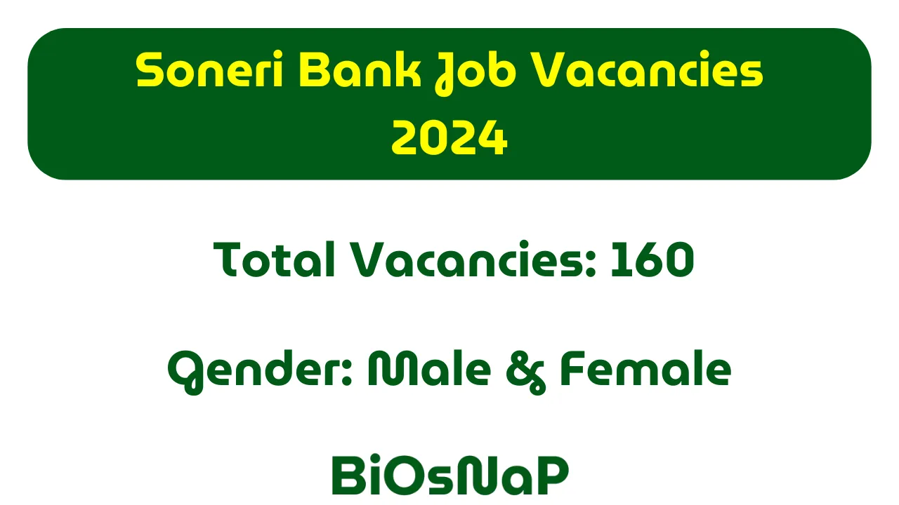 Soneri Bank Job Vacancies 2024