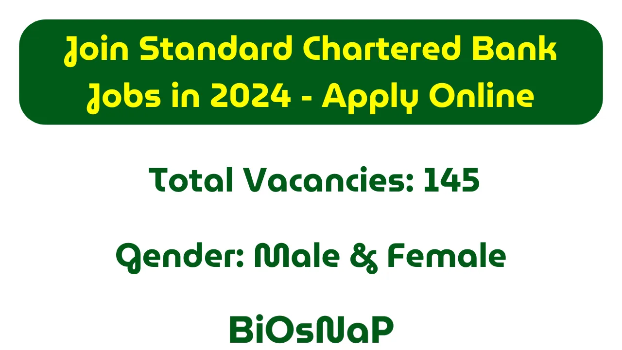 Standard Chartered Bank Jobs in 2024